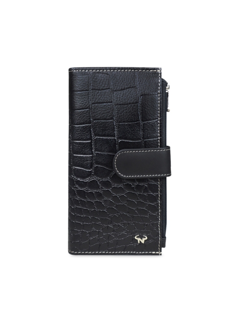 

CALFNERO Black Textured Clutch