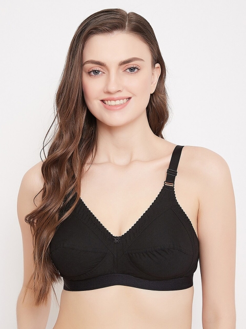 

Klassik Black Solid Non-Wired Non Padded Everyday Bra KLBLKJSKPL2Z