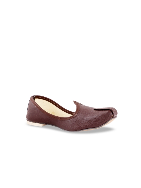 

Chipbeys Boys Brown Textured Leather Mojaris