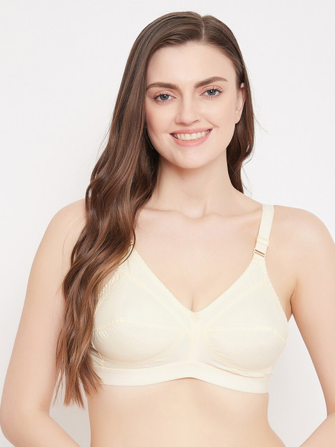 

Klassik Off-White Solid Non-Wired Non Padded Everyday Bra KLSKNJSKPLZ