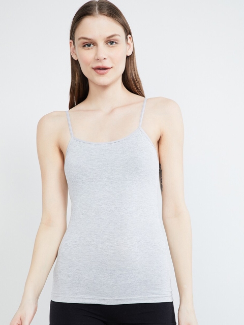 

max Women Grey Melange Solid Camisole NOOSWIN19CLC01GREY