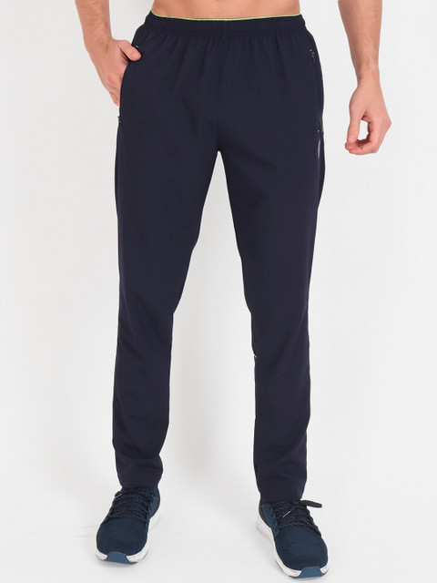 

VEGA Men Navy Blue Solid Slim-Fit Rapid Dry Track Pants