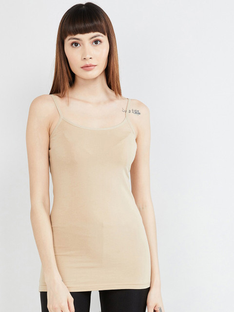 

max Women Nude-Coloured Solid Camisole NOOSREY_2