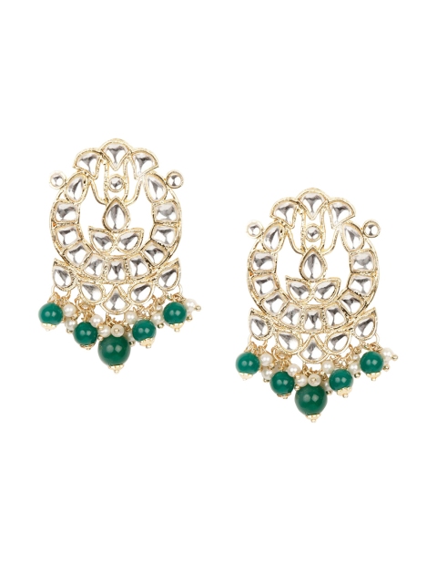 

NAMASYA Green Contemporary Drop Earrings