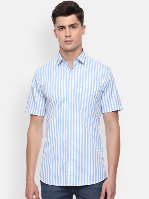 

Van Heusen Sport Men Blue Slim Fit Striped Casual Shirt