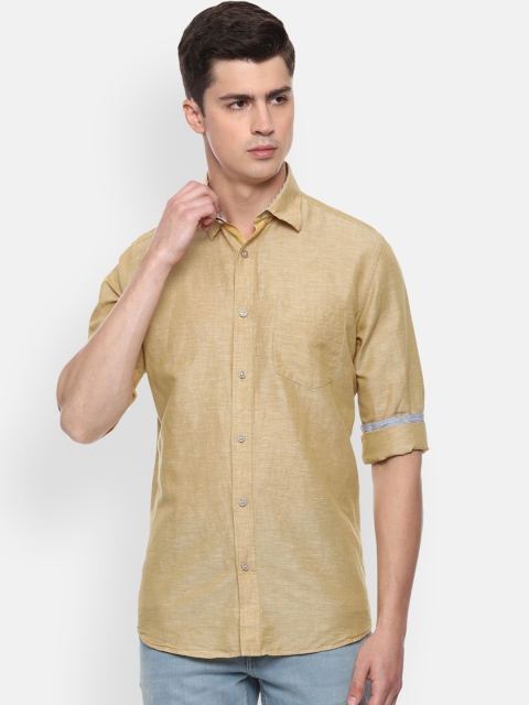 

Van Heusen Sport Men Beige Slim Fit Solid Casual Shirt