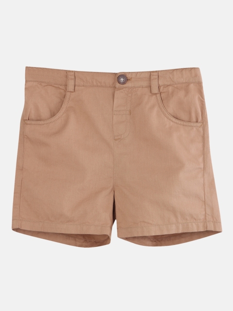 

Beebay Boys Beige Solid Regular Fit Shorts