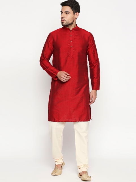 

Indus route by pantaloons men maroon kurta