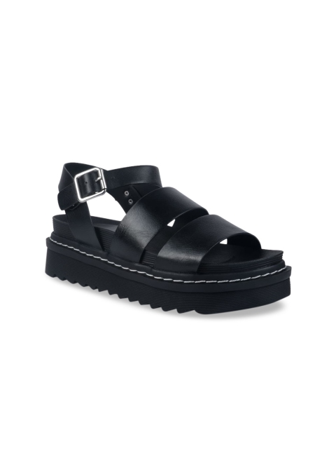 

London Rag Women Black Solid Flatforms