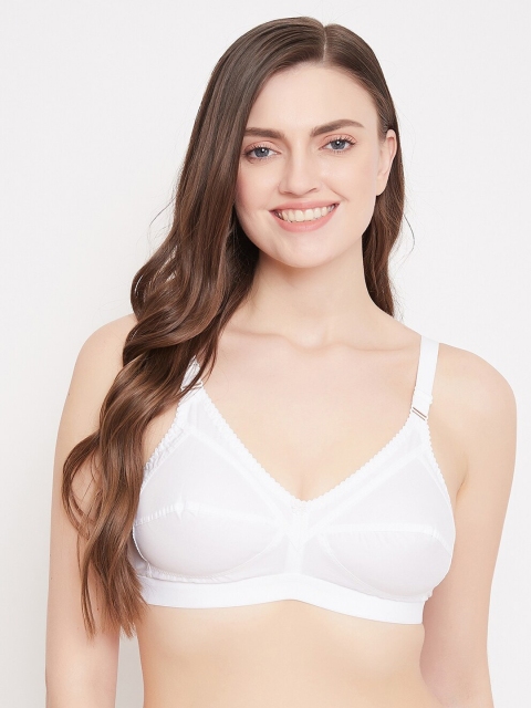 

Klassik White Solid Non-Wired Non Padded Everyday Bra KLWHTJSKPL1Z