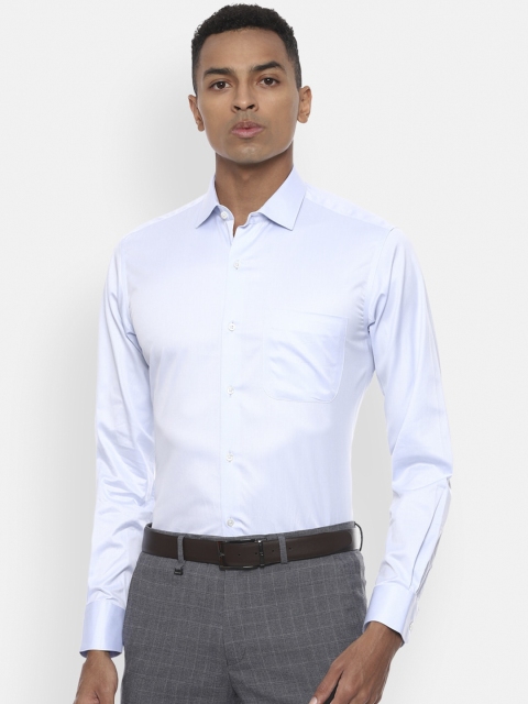 

Van Heusen Men Blue Regular Fit Solid Formal Shirt