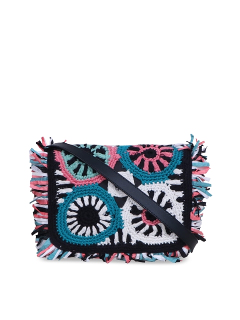 

Diwaah Multicoloured Self Design Tote Bag, Multi