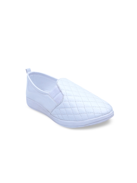 

Dchica girls slip-on sneakers, White