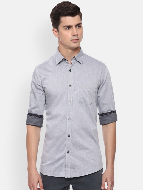

Van Heusen Sport Men Grey Slim Fit Solid Casual Shirt