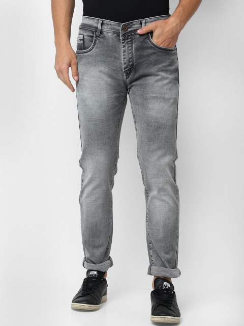 

Rodamo Men Grey Slim Fit Mid-Rise Clean Look Jeans