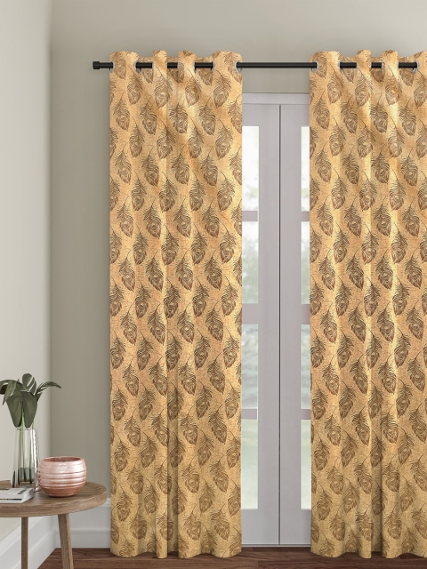 

HOSTA HOMES Beige Single Long Door Curtain