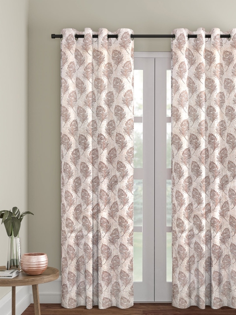 

HOSTA HOMES White Single Door Curtain