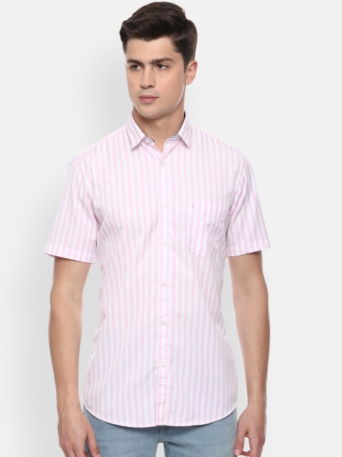 

Van Heusen Sport Men Pink Slim Fit Striped Casual Shirt