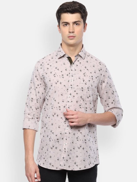 

Van Heusen Sport Men Beige Slim Fit Printed Casual Shirt