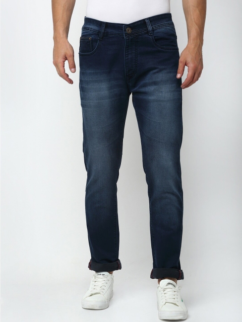 

Rodamo Men Navy Blue Slim Fit Mid-Rise Clean Look Jeans