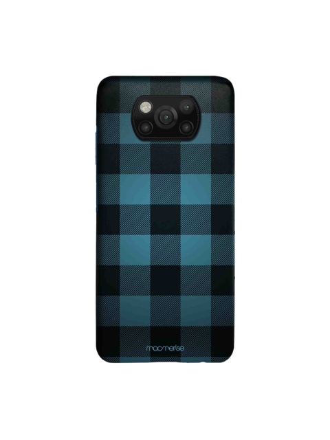 

macmerise Black & Blue Checkmate Sleek Xiaomi Poco X3 Case