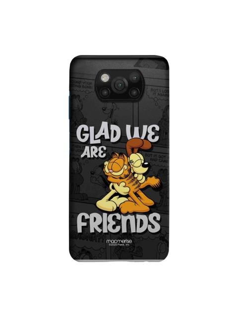 

macmerise Black & Orange Friendly Catdog Xiaomi Poco X3 Sleek Back Case