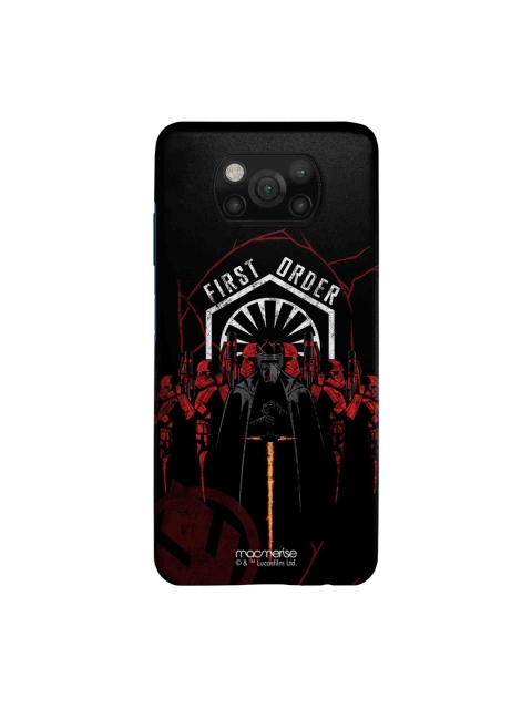 

macmerise Black & Red First Order Xiaomi Poco X3 Back Cover
