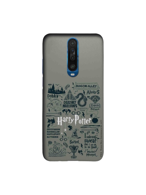 

macmerise Grey & Green Harry Potter Infographic Sleek Xiaomi Poco X2 Case