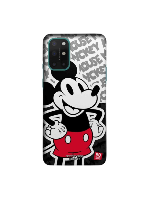 

macmerise Black & Red Mickey Strike A Pose Sleek OnePlus 8T Back Case