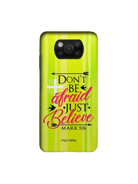 

macmerise Green & Red Just Believe Xiaomi Poco X3 Sleek Back Case