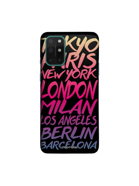 

Macmerise Black & Pink Fashion Cities OnePlus 8T Back Case
