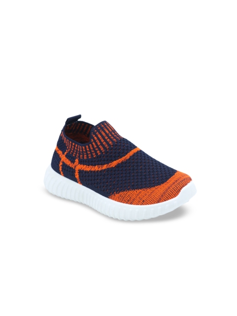 

FEETWELL SHOES Boys Orange Slip-On Sneakers