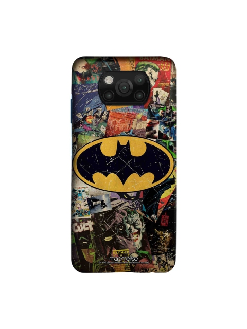 

macmerise Black & Yellow Comic Bat Xiaomi Poco X3 Back Cover