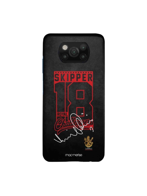 

macmerise Grey & Red Autograph Virat Sleek Xiaomi Poco X3 Case