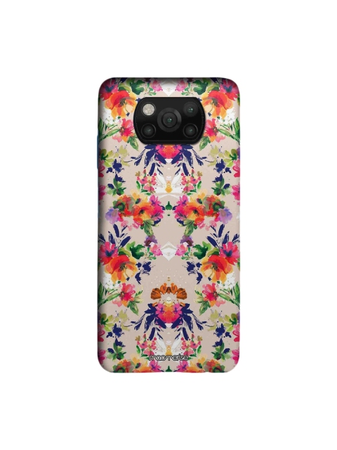 

macmerise Pink & Red Floral Symmetry Xiaomi Poco X3 Sleek Back Case