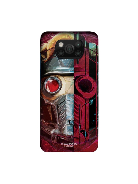 

macmerise Grey & Red Grunge Suit StarLord Sleek Xiamoi Poco X3 Back Case