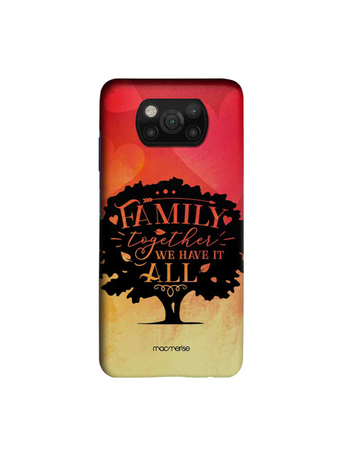 

macmerise Red & Yellow Family Is All Sleek Xiaomi Poco X3 Case