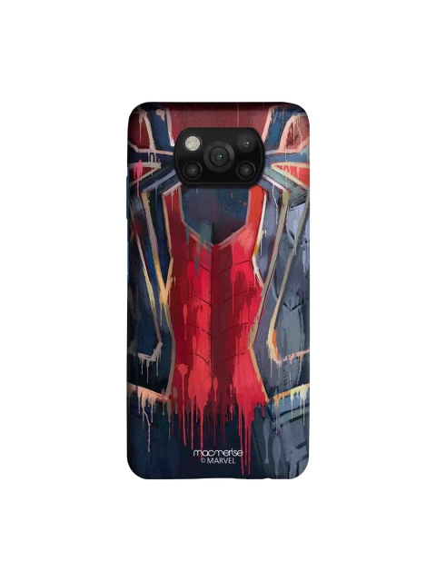 

macmerise Red & Blue Grunge Suit Spidey Xiaomi Poco X3 Back Cover
