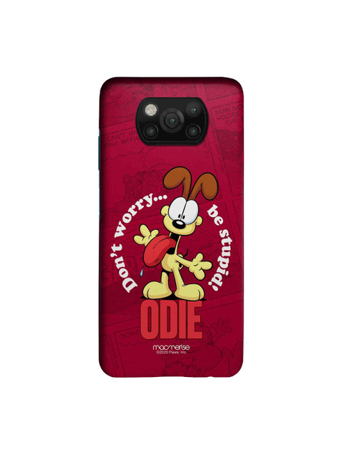 

macmerise Pink & Yellow Odie Don't Worry Xiaomi Poco X3 Sleek Back Case