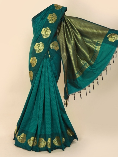 

Pothys Green Woven Design Art Silk Saree