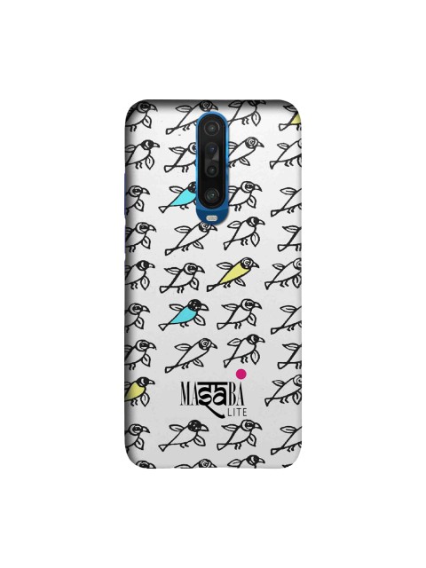 

macmerise White & Black Masaba Bird Print Xiaomi Poco X2 Sleek Back Case