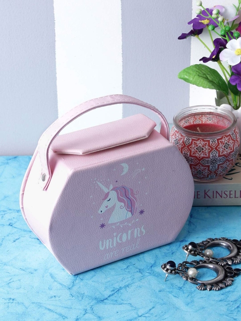 

A Vintage Affair- Home Decor Pink Printed Jewellery Organiser