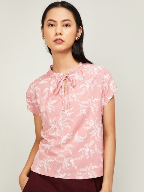 

Bossini Women Pink Printed Top
