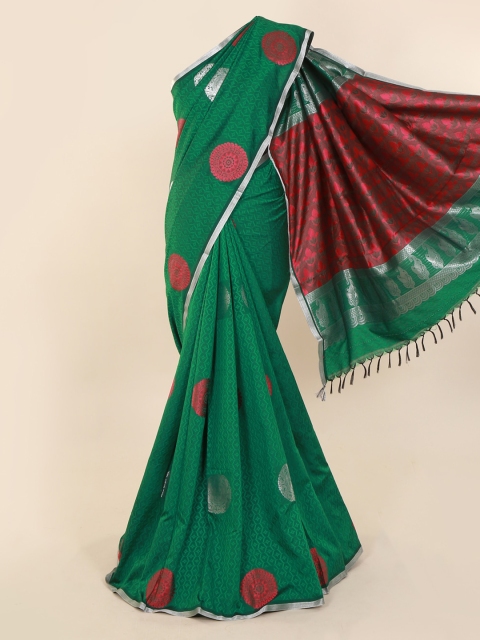 

Pothys Green Woven Design Art Silk Saree