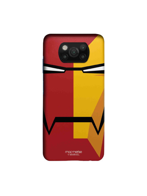 

macmerise Maroon & Yellow Face Focus Xiaomi Poco X3 Back Case