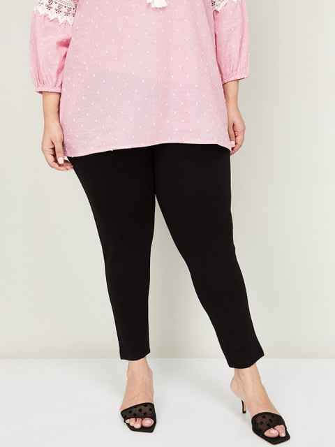 

nexus Women Black Solid Jeggings