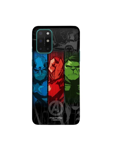 

macmerise Black & Grey Avengers Printed OnePlus 8T Back Cover