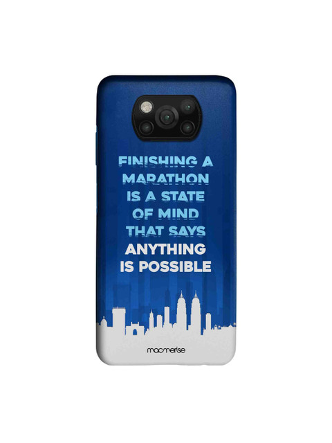 

macmerise Blue & Grey Anything Is Possible Xiaomi Poco X3 Back Case