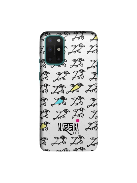 

macmerise White & Black Masaba Bird Printed OnePlus 8T Back Cover