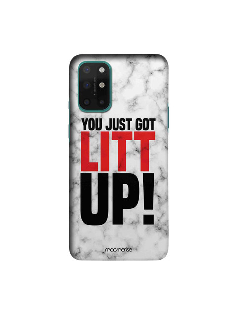 

macmerise White & Black Litt Up Sleek OnePlus 8T Case
